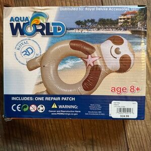 Swim Tube, Sloth inflatable, NWT